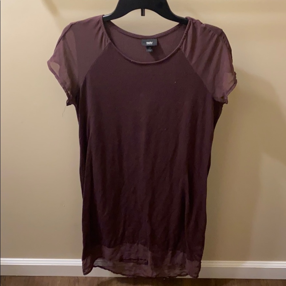 Plum or Lemon-Lime T-Shirt Dress